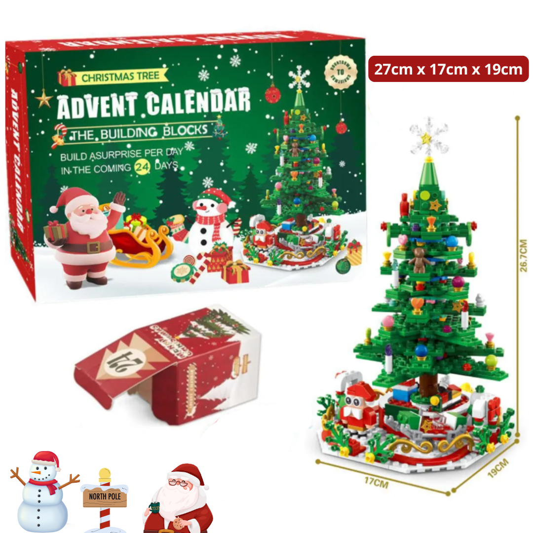 Calendario de Adviento Árbol 24 días